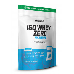 BioTechUSA Iso Whey Zero Natural prémium fehérje 1816g