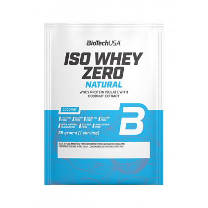 BIOTECHUSA Iso Whey Zero Natural prémium fehérje 25 g