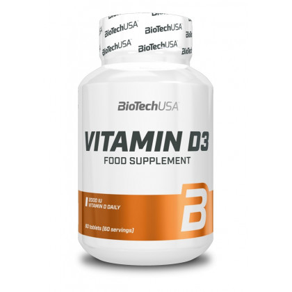 BioTechUSA Vitamin D3 120 tab.