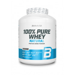 BioTechUSA 100% Pure Whey Natural tejsavófehérje - koncentrátum italpor 2270 g Unflavoured (Ízesítetlen)