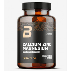 BioTechUSA Calcium Zinc Magnesium from organic sources - 90 tabletta
